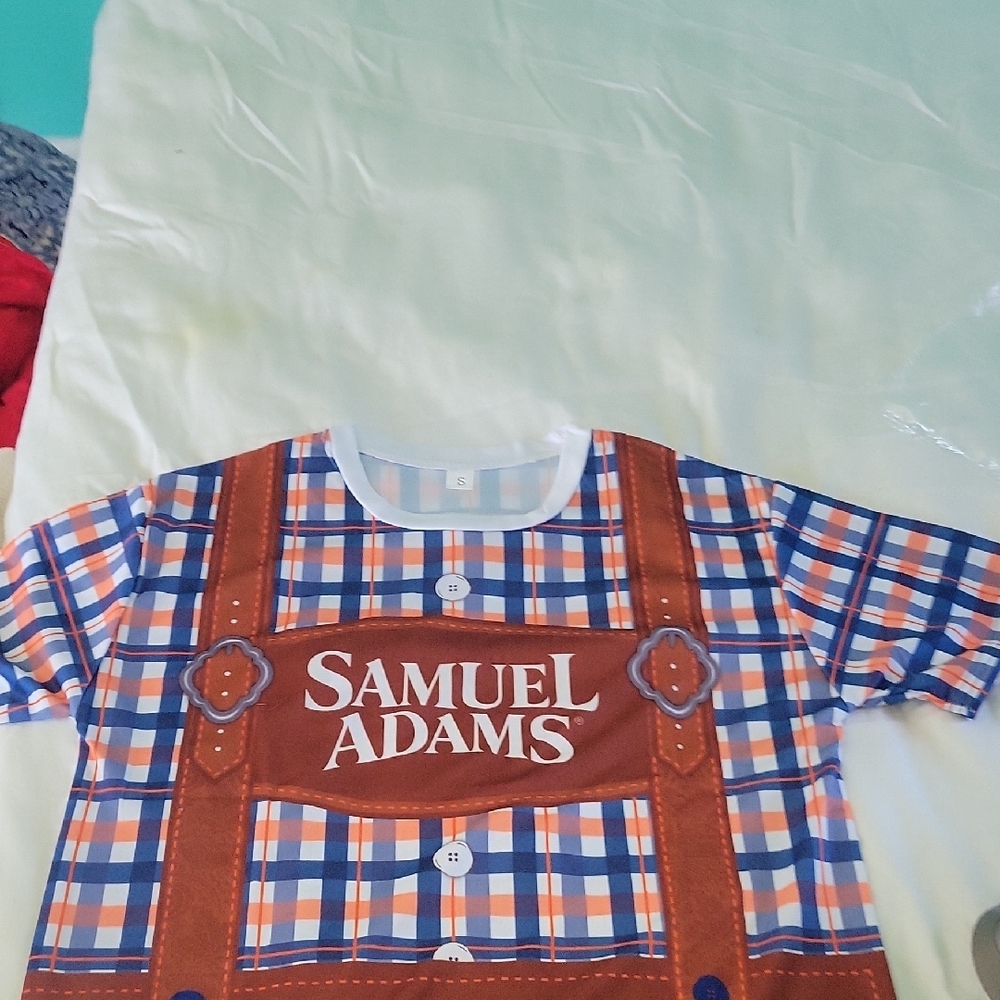 Samuel Adams Plaid T-Shirt